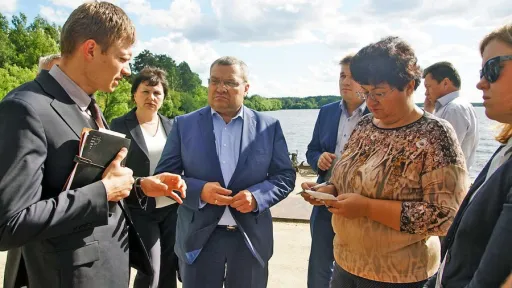 Минстр туризма ТО Иван Егоров провел выездное совещание в Конаковском районе. (Июль 2017)