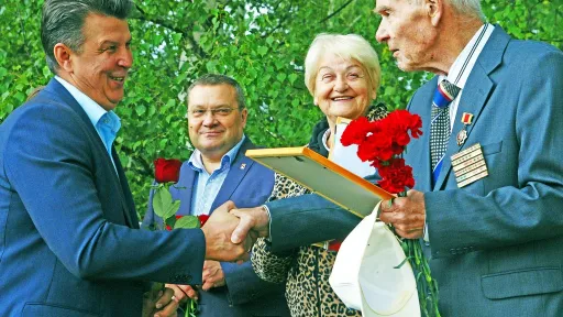 Открытие памятного знака в д. Архангельское Конаковского района. Август 2016