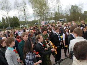 Митинг посвященный Дню Победы 6 мая 2011 года