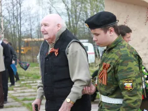 Митинг посвященный Дню Победы 6 мая 2011 года