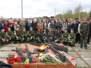 Митинг посвященный Дню Победы 6 мая 2011 года