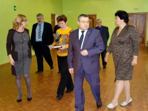 Глава администрации района посетил школу №2 в Конаково 11.11.2015