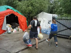 В Конаковском районе прошла акция по сбору гуманитарной помощи пострадавшим от наводнения на Кубани
