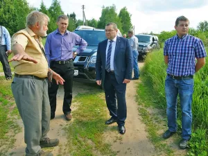 Олег Лобановский посетил Козловское сельское поселение