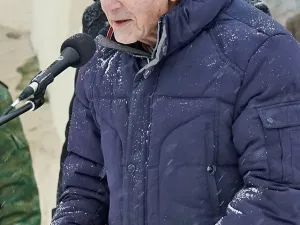 Открытие мемориальной доски и митинг у памятника Васильковскому. Декабрь 2017.