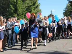 День знаний. Городенская школа. 1 сентября 2016 года.