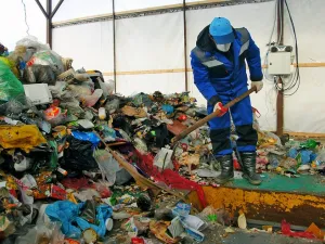 Переработка мусора в Конаковском районе. (Январь 2015 года)